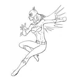 Dibujo para colorear: Batgirl (Superhéroes) #77746 - Dibujos para Colorear e Imprimir Gratis