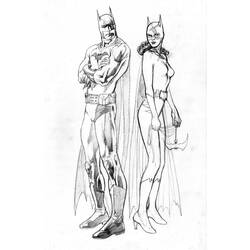 Dibujo para colorear: Batgirl (Superhéroes) #77764 - Dibujos para Colorear e Imprimir Gratis