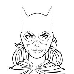Dibujo para colorear: Batgirl (Superhéroes) #77773 - Dibujos para Colorear e Imprimir Gratis