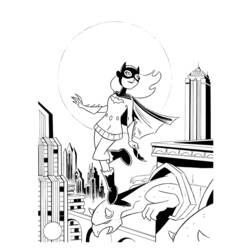 Dibujo para colorear: Batgirl (Superhéroes) #77801 - Dibujos para Colorear e Imprimir Gratis