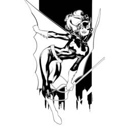 Dibujo para colorear: Batgirl (Superhéroes) #77871 - Dibujos para Colorear e Imprimir Gratis