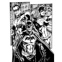 Dibujo para colorear: Batgirl (Superhéroes) #77898 - Dibujos para Colorear e Imprimir Gratis