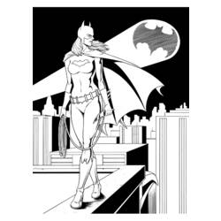 Dibujo para colorear: Batgirl (Superhéroes) #77911 - Dibujos para Colorear e Imprimir Gratis