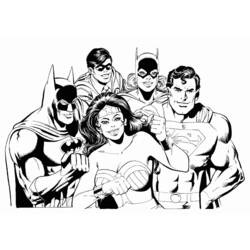 Dibujo para colorear: Batgirl (Superhéroes) #77928 - Dibujos para Colorear e Imprimir Gratis
