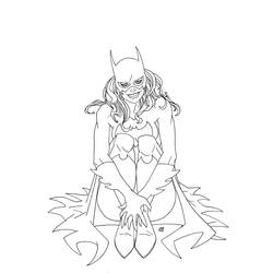 Dibujo para colorear: Batgirl (Superhéroes) #77960 - Dibujos para Colorear e Imprimir Gratis