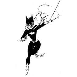 Dibujo para colorear: Batgirl (Superhéroes) #77994 - Dibujos para Colorear e Imprimir Gratis