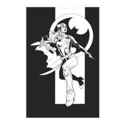 Dibujo para colorear: Batgirl (Superhéroes) #78016 - Dibujos para Colorear e Imprimir Gratis