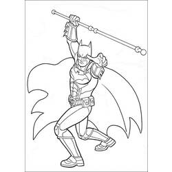 Dibujo para colorear: Batman (Superhéroes) #76844 - Dibujos para Colorear e Imprimir Gratis