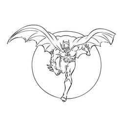 Dibujo para colorear: Batman (Superhéroes) #76870 - Dibujos para Colorear e Imprimir Gratis