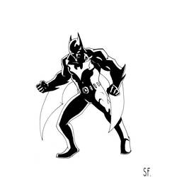 Dibujo para colorear: Batman (Superhéroes) #76920 - Dibujos para Colorear e Imprimir Gratis