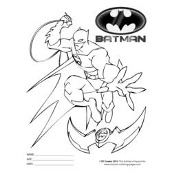 Dibujo para colorear: Batman (Superhéroes) #76928 - Dibujos para Colorear e Imprimir Gratis