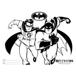 Dibujo para colorear: Batman (Superhéroes) #76988 - Dibujos para Colorear e Imprimir Gratis