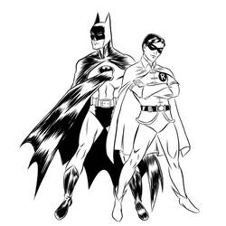 Dibujo para colorear: Batman (Superhéroes) #76993 - Dibujos para Colorear e Imprimir Gratis
