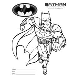 Dibujo para colorear: Batman (Superhéroes) #77003 - Dibujos para Colorear e Imprimir Gratis