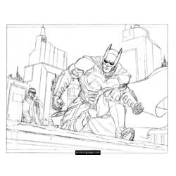 Dibujo para colorear: Batman (Superhéroes) #77060 - Dibujos para Colorear e Imprimir Gratis