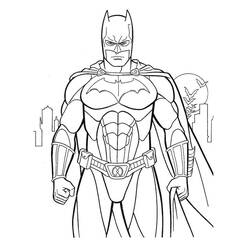Dibujo para colorear: Batman (Superhéroes) #77061 - Dibujos para Colorear e Imprimir Gratis