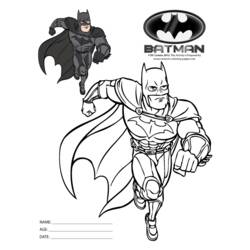 Dibujo para colorear: Batman (Superhéroes) #77094 - Dibujos para Colorear e Imprimir Gratis