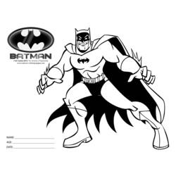 Dibujo para colorear: Batman (Superhéroes) #77138 - Dibujos para Colorear e Imprimir Gratis