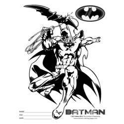 Dibujo para colorear: Batman (Superhéroes) #77158 - Dibujos para Colorear e Imprimir Gratis