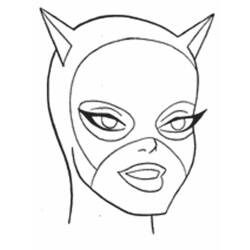 Dibujo para colorear: Catwoman (Superhéroes) #78048 - Dibujos para Colorear e Imprimir Gratis