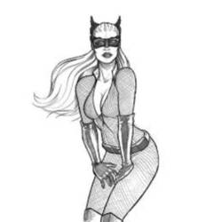 Dibujo para colorear: Catwoman (Superhéroes) #78066 - Dibujos para Colorear e Imprimir Gratis