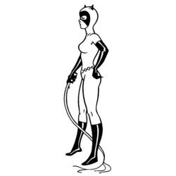 Dibujo para colorear: Catwoman (Superhéroes) #78100 - Dibujos para Colorear e Imprimir Gratis