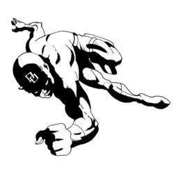 Dibujo para colorear: Daredevil (Superhéroes) #78210 - Dibujos para Colorear e Imprimir Gratis