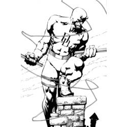 Dibujo para colorear: Daredevil (Superhéroes) #78211 - Dibujos para Colorear e Imprimir Gratis