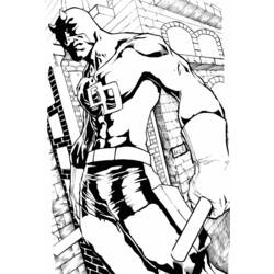 Dibujo para colorear: Daredevil (Superhéroes) #78212 - Dibujos para Colorear e Imprimir Gratis