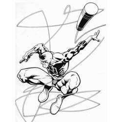 Dibujo para colorear: Daredevil (Superhéroes) #78216 - Dibujos para Colorear e Imprimir Gratis
