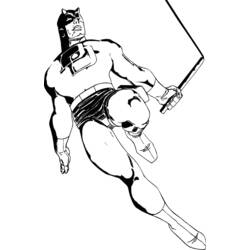 Dibujo para colorear: Daredevil (Superhéroes) #78220 - Dibujos para Colorear e Imprimir Gratis