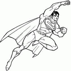 Dibujo para colorear: DC Comics Super Heroes (Superhéroes) #80114 - Dibujos para Colorear e Imprimir Gratis