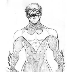 Dibujo para colorear: DC Comics Super Heroes (Superhéroes) #80238 - Dibujos para Colorear e Imprimir Gratis