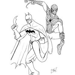 Dibujo para colorear: DC Comics Super Heroes (Superhéroes) #80247 - Dibujos para Colorear e Imprimir Gratis