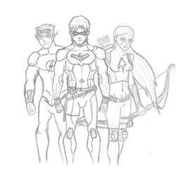 Dibujo para colorear: DC Comics Super Heroes (Superhéroes) #80294 - Dibujos para Colorear e Imprimir Gratis