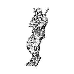Dibujo para colorear: Deadpool (Superhéroes) #82894 - Dibujos para Colorear e Imprimir Gratis