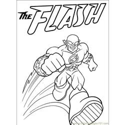 Dibujo para colorear: Flash (Superhéroes) #83349 - Dibujos para Colorear e Imprimir Gratis