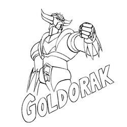 Dibujo para colorear: Goldorak (Superhéroes) #77224 - Dibujos para Colorear e Imprimir Gratis
