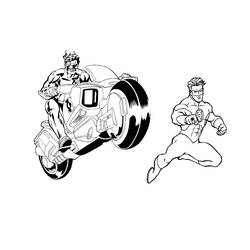 Dibujo para colorear: Green Lantern (Superhéroes) #81295 - Dibujos para Colorear e Imprimir Gratis