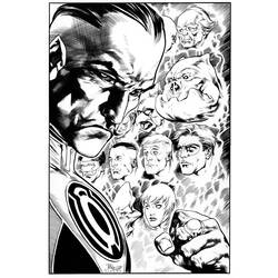 Dibujo para colorear: Green Lantern (Superhéroes) #81449 - Dibujos para Colorear e Imprimir Gratis
