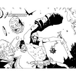 Dibujo para colorear: Hellboy (Superhéroes) #78582 - Dibujos para Colorear e Imprimir Gratis