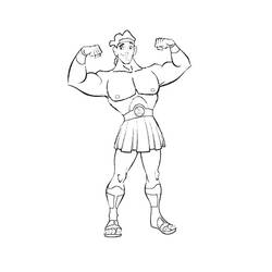 Dibujo para colorear: Hercules (Superhéroes) #84155 - Dibujos para Colorear e Imprimir Gratis