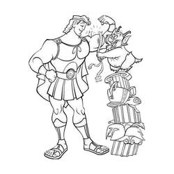 Dibujo para colorear: Hercules (Superhéroes) #84163 - Dibujos para Colorear e Imprimir Gratis