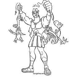 Dibujo para colorear: Hercules (Superhéroes) #84172 - Dibujos para Colorear e Imprimir Gratis