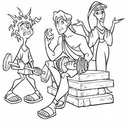 Dibujo para colorear: Hercules (Superhéroes) #84216 - Dibujos para Colorear e Imprimir Gratis
