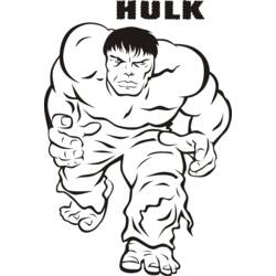Dibujo para colorear: Hulk (Superhéroes) #79005 - Dibujos para Colorear e Imprimir Gratis