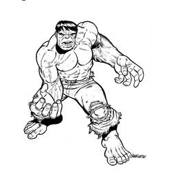 Dibujo para colorear: Hulk (Superhéroes) #79007 - Dibujos para Colorear e Imprimir Gratis