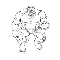 Dibujo para colorear: Hulk (Superhéroes) #79008 - Dibujos para Colorear e Imprimir Gratis