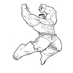 Dibujo para colorear: Hulk (Superhéroes) #79011 - Dibujos para Colorear e Imprimir Gratis