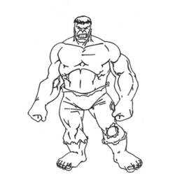 Dibujo para colorear: Hulk (Superhéroes) #79014 - Dibujos para Colorear e Imprimir Gratis